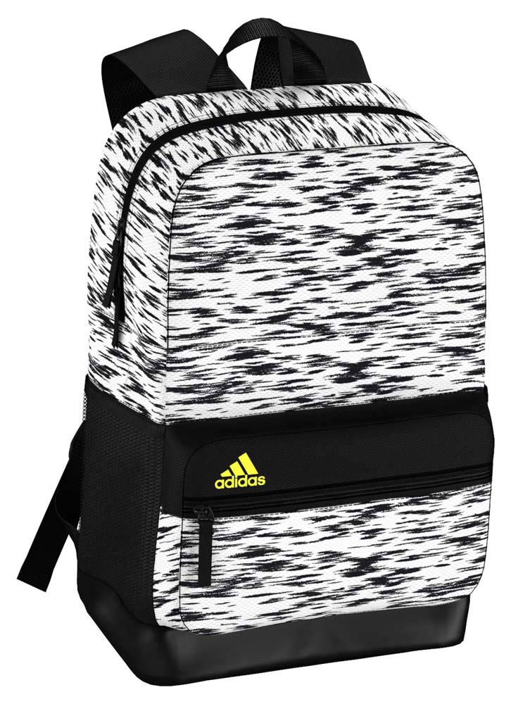 adidas backpack black and white