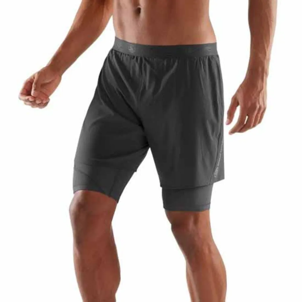 skins 2 in 1 compression shorts