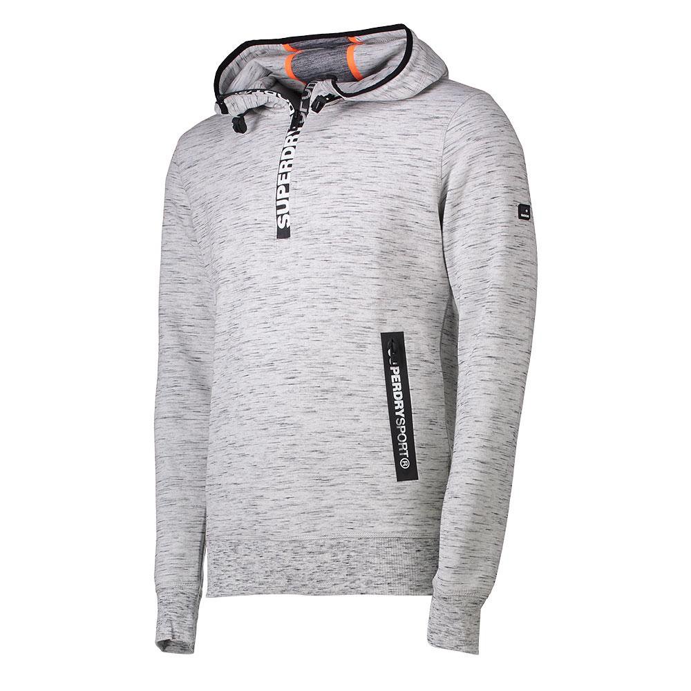 Superdry Gym Tech Hoodie Grey buy and offers on Traininn