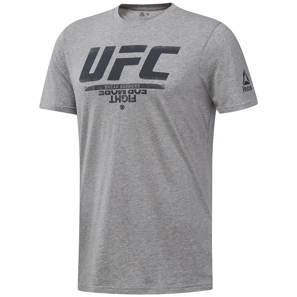 reebok ufc logo grey buy and offers on traininn reebok