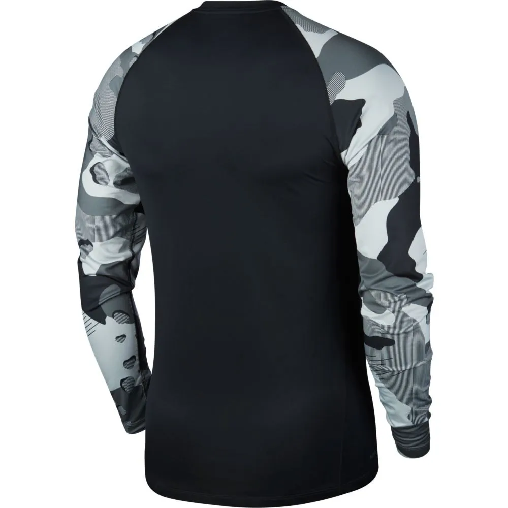 nike pro camo long sleeve