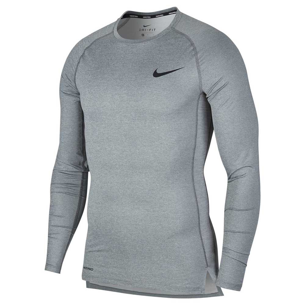 Nike Pro Tight Long Sleeve T-Shirt Grey, Traininn