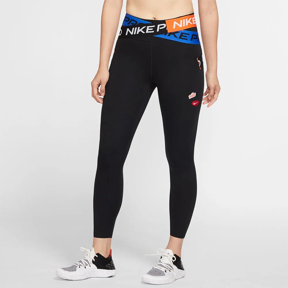 nike training icon clash one tight luxe leggings in black