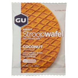 GU Stroopwafel Glutenfreie Kokosnuss