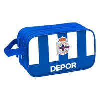 Safta Deportivo De La Coruña 2 Reißverschlüsse 4,9 L Waschen Tasche