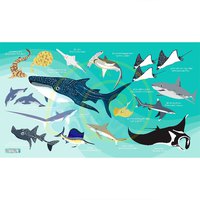 Oceanarium Sharks & Rays L Towel