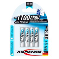 ansmann-1x4-nimh-rechargeable-1100-micro-aaa-1050mah-batteries