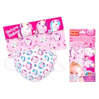 Kids licensing Unicorn Set 5 Disposable Childrens Surgical With Case Face Mask