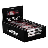 FullGas Long Energy 50g 12 Units Red Berries Energy Bars Box
