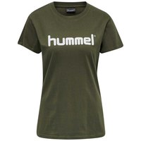 hummel-go-cotton-logo-kurzarm-t-shirt