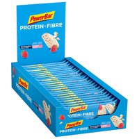 Powerbar 35g ProteinPlus Fibre Raspberry Yogurt Energy Bars Box 24 Units