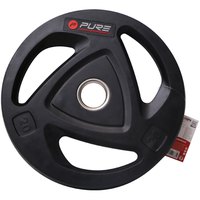 Pure2improve Rubber Coated Weight Plate 20kg