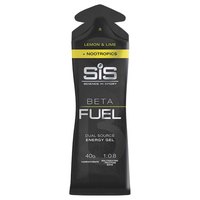 SIS Gel Energètic Beta Fuel + Nootropics Lemon & Lime 60ml