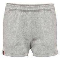 hummel-pantalons-curts-red-basic-sweat