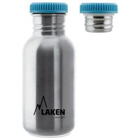 laken-edelstahlflasche-basic-steel-plain-kappenfarben