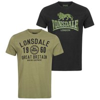 lonsdale-camiseta-de-manga-corta-bangor-2-unidades