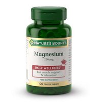 Natures bounty Magnesium 250mg R 100 Petten