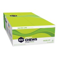 GU Energy Chews Salted Lime 12 能量咀嚼片 12 单位