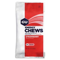 GU Energy Chews Strawberry 12 能量咀嚼片