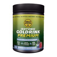 Gold nutrition Polvos Isotónicos Gold Drink Premium 600g Baya