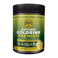 Gold nutrition Polvos Isotónicos Gold Drink Premium 600g Limón