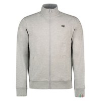 leone-apparel-basic-small-logo-sweatshirt-mit-durchgehendem-rei-verschluss