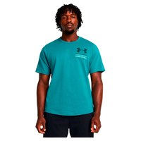 under-armour-t-shirt-a-manches-courtes-rival-terry-colorblock