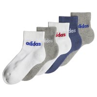 adidas-linear-half-long-socks-5-pairs