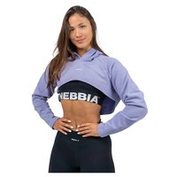 nebbia-designer-cropped-gym-time-hoodie