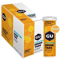 GU 热带柑橘补水片盒 8 单位