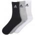 adidas Calcetines 3 Stripes Performance Crew Half Cushioned 3 Pares