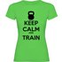 Kruskis Camiseta de manga corta Keep Calm And Train