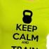 Kruskis Keep Calm And Train kurzarm-T-shirt