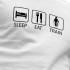 Kruskis Camiseta Manga Corta Sleep Eat And Train