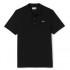 Lacoste L1230 Ribbed Collar Short Sleeve Polo Shirt