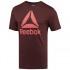 Reebok Stacked Logo Crew Kurzarm T-Shirt