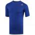 Reebok Workout Ready Stacked Logo Solid Compression Korte Mouwen T-Shirt