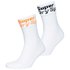 Superdry Calcetines Dry Mid Double 2 Pares