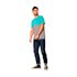 Snap climbing Two-Colored Pocket short sleeve T-shirt