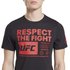 Reebok Camiseta Manga Corta UFC Fan Gear Text