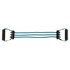 Avento Adjustable Chest Expander Exercise Bands
