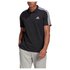 adidas Brodert Liten Logo Aeroready Essentials Piqué 3-Striper Kort Erme Polo Skjorte