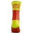 Otso Multi-sport Medium Cut Fluor Orange/Fluor Yellow socks