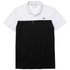 Lacoste Sport Lettered Breathable Bicolour Piqué Short Sleeve Polo Shirt